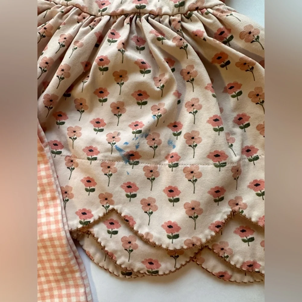 2T (PLAY) love + grow Peach & Gigham Set